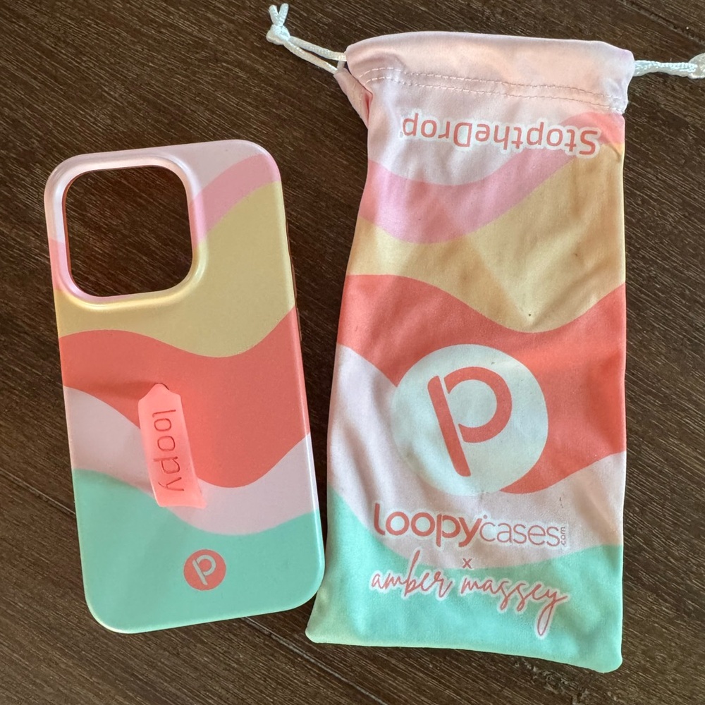 iPhone 15 Pro Loopy Case Sweet Sorbet Amber Massey